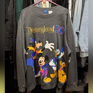 Disneyland 70th Anniversary Gray Sweater